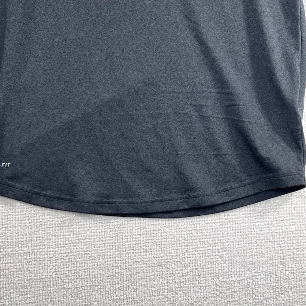 Nike Kids Dri-FIT Baseball Graphic Raglan Long Sleeve Shirt Gray Black Size‎ XL